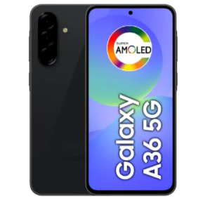 Smartphone Samsung Galaxy A36 5g 128gb 6gb Ram Câmera Tripla De Até 50mp Selfie De 12mp Ip67 Super Amoled 6.7'' Nfc Recursos Ai Android E Segurança Snapdragon - Preto