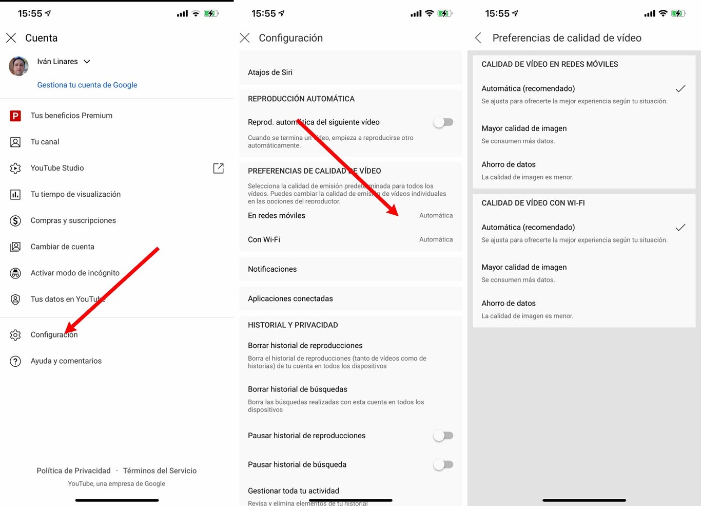 YouTube ya permite elegir la calidad por defecto: nuevos ajustes de ...