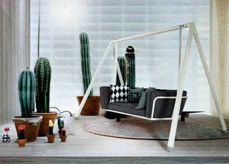 Swing, el sofá columpio para tu salón