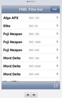 Nueva versión para iPhone de FND (Film is not dead)