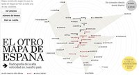 Mapa interactivo de trayectos en tren dentro de España