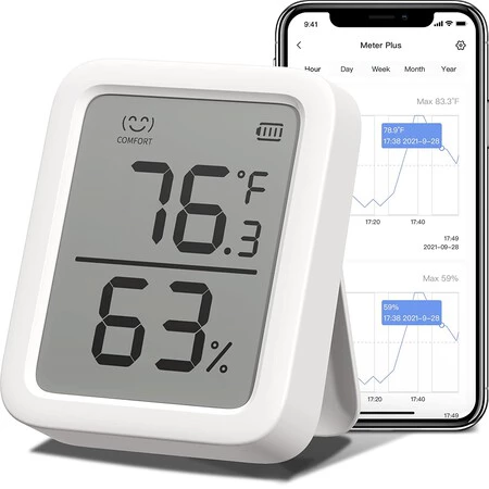 Higrómetro digital Termómetro Medidor de temperatura y humedad