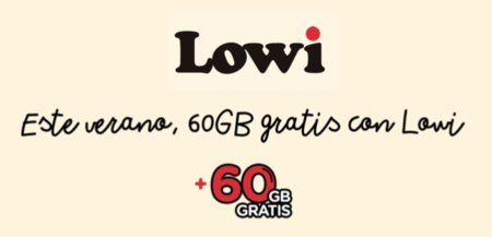 Lowi tira la casa por la ventana en verano y regala 60GB de datos a todos sus clientes