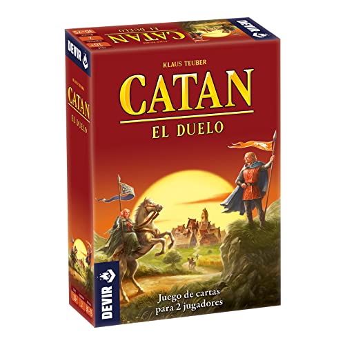 Devir - Catan: El Duelo, Juego de Mesa, Juego de Mesa en Pareja, Juego de Mesa de Estrategia (BGCATDU)
