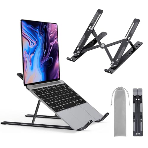 LAC FUTURE Soporte Portatil Mesa - Laptop Stand 10 Ángulos Ajustable 