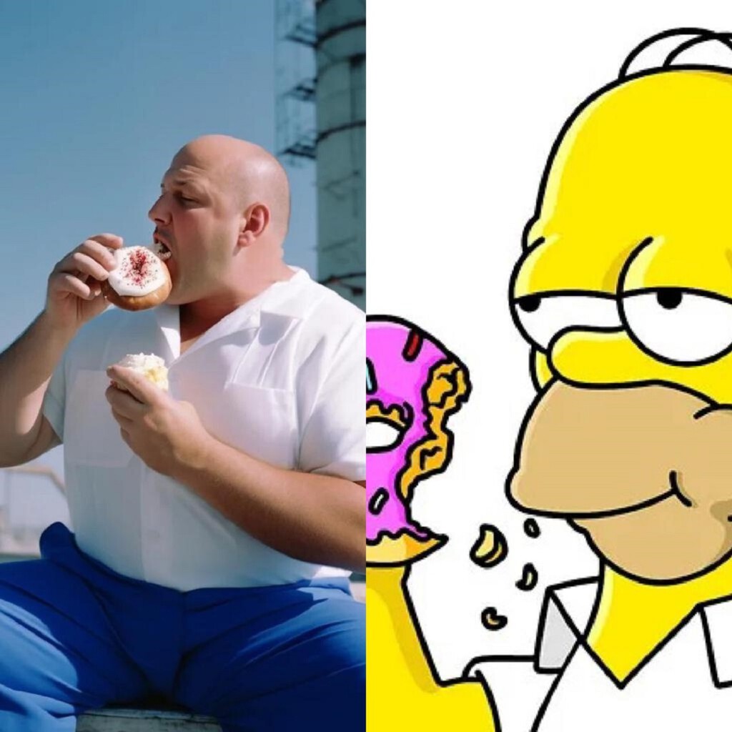 Así serían los personajes de 'Los Simpson' si fueran personas reales, según una inteligencia artificial (y flipamos con algunos) 