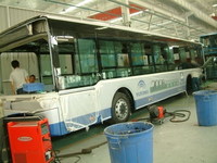 Autobuses chinos de aluminio para los Juegos Olímpicos