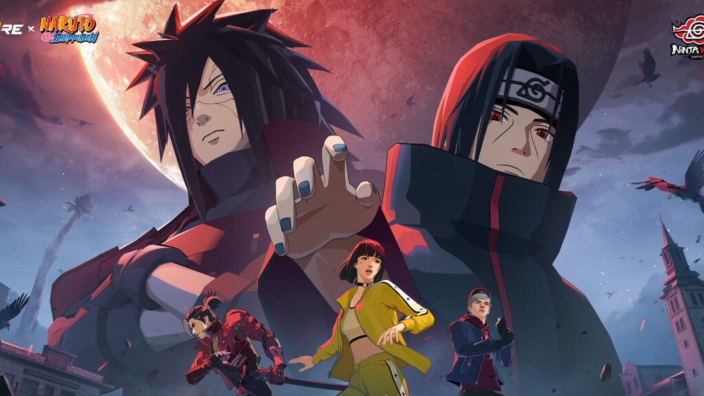 Free Fire quiere dejarte pobre con las skins de Itachi, Madara y más villanos de Naruto en el regreso de la mejor colaboración a Android