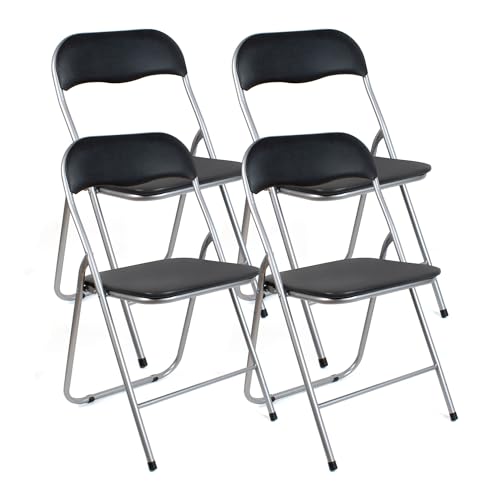 THE SECRET HOME – Pack de 4 Sillas Plegables 