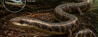 Esta espécie de serpente tinha patas e outros ossos inusitados, mas a evolução seguiu um caminho totalmente diferente 