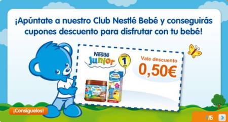 Nestlé te ofrece descuentos y una medalla para tu bebé