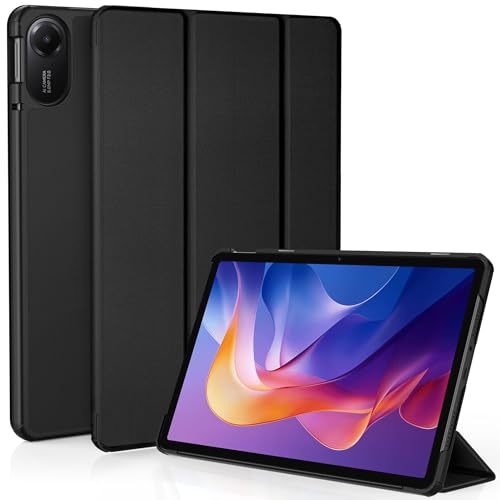EasyAcc Funda Compatible con Xiaomi Redmi Pad 2, Funda Trasera Transparente Ultrafina,Negro