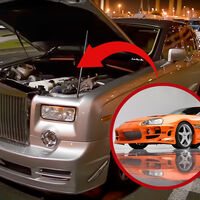 El Rolls-Royce Phantom que la marca no puede ver ni en pintura: este japonés quitó el V12 BMW y le calzó el motor de un Toyota Supra 