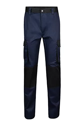 VELILLA 103020B; Pantalón Bicolor Multibolsillos