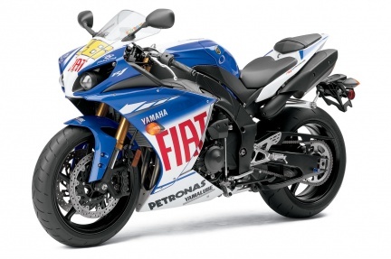 Yamaha R1 LE con los colores de Rossi