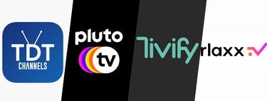 Cuál es la mejor aplicación para ver canales gratis en Android TV: enfrentamos TDT Channels, Pluto TV, Tivify y Rlaxx TV