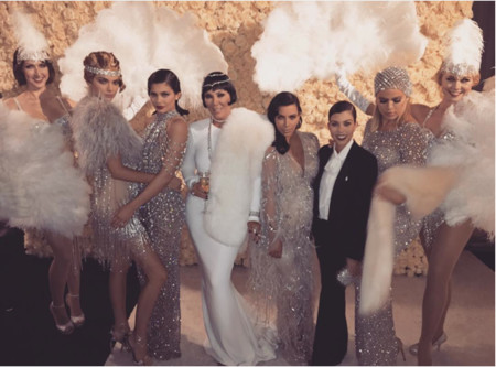 El 60 cumpleaños de Kris Jenner nos llevó a la época de Gatsby