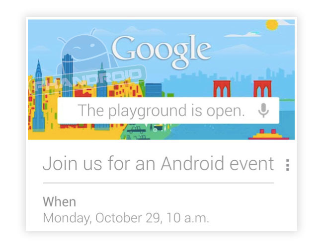 google evento android