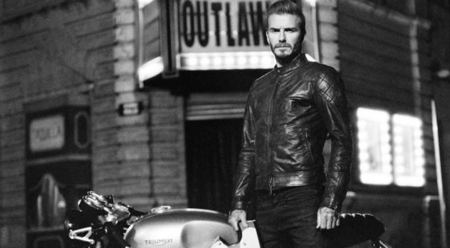 Beckham se convierte en un forajido para Belstaff