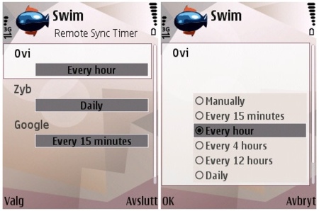 Swim, sincronización automática de datos