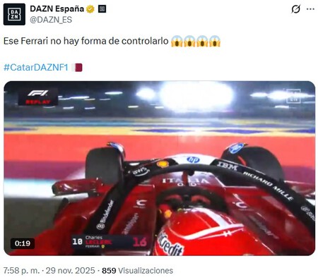 Leclerc Catar F1 2025