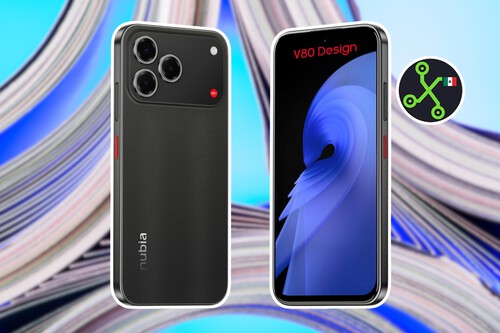 Celular Android con tres cámaras y "hasta 20 GB de RAM". Tiene diseño de un gama alta