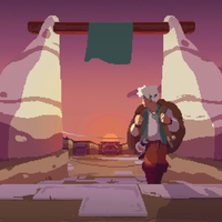 Juego indie para Switch con estética retro donde eres el señor de la tiendita. También hay versión para celular