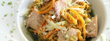 La cena con calabaza, rica en proteínas y baja en hidratos, que se prepara en minutos con sólo tres ingredientes 