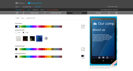 Microsoft lanza Windows Phone App Studio para crear aplicaciones directamente desde la web