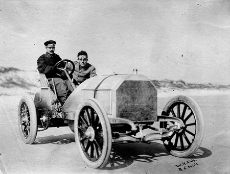 William K. Vanderbilt Jr. Mercedes en Daytona