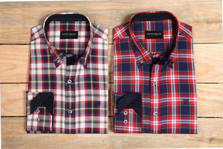 Las camisas de cuadros se renuevan gracias a Titto Bluni