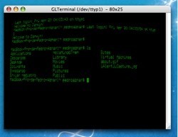 GLTerminal: Convierte la terminal de Mac OS X en un terminal de 1970