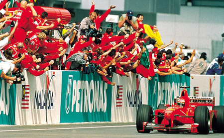 Gran Premio de Malasia 1999: Michael Schumacher se convirte en el mejor segundo piloto