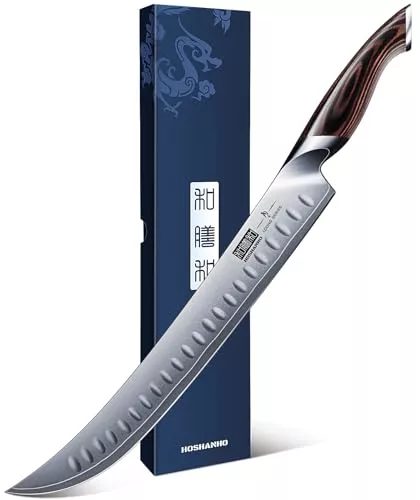 HOSHANHO Cuchillo Jamonero, Cuchillo de Brisket Japones Afilada de 30 cm