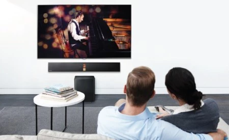 Samsung ofrece una barra de sonido a usuarios de grandes televisores