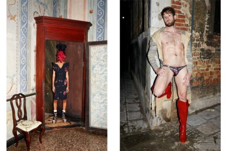 Vivienne Westwood va contra el cambio climático con un actor porno y collares de penes