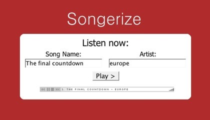 Songerize, escucha ese tema musical que no te acuerdas bien de él