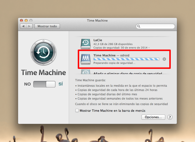 Time Machine en una Raspberry Pi (o en una placa ODroid)