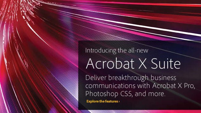 adobe acrobat suite x