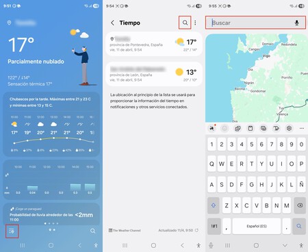 app Tiempo Samsung