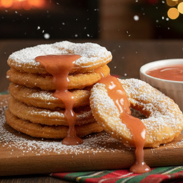 Buñuelos con salsa de guayaba para 10 personas: solo necesitas 2 tazas de harina