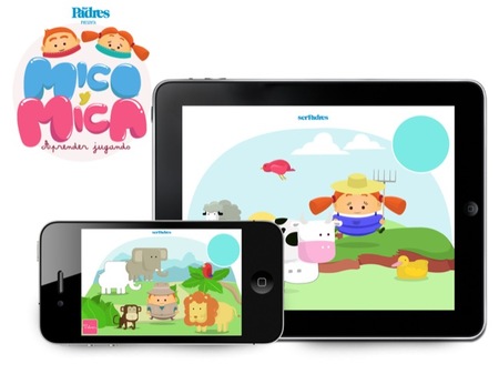 Mico y Mica para que los más pequeños aprendan los animales de la selva, de la granja y del mar