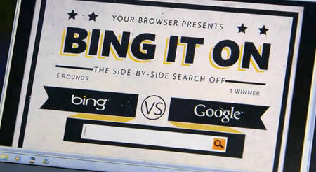 ‘Bing It On’: Microsoft reta a Google en un duelo de buscadores