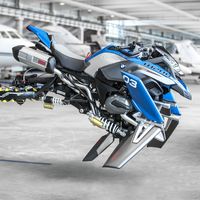 Voladora, sin ruedas pero sin perder su identidad, así es la BMW Hover Ride Design Concept creada por LEGO