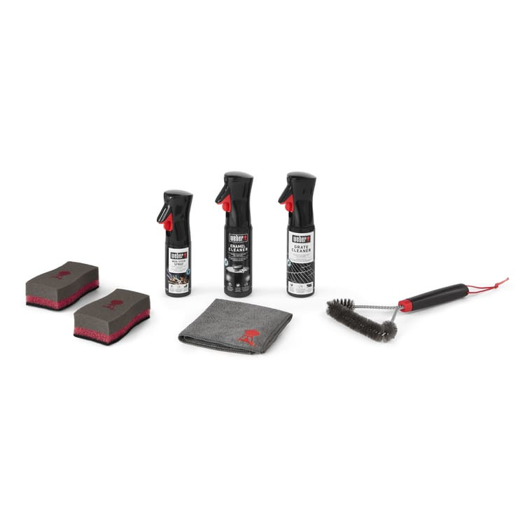 Kit de limpieza para barbacoas de carbón 