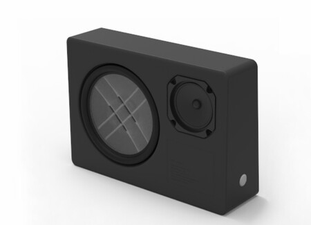 El cuerpo de este altavoz sirve para cargarlo y hacerlo funcionar: se alimenta de luz ambiental y su autonomía es ilimitada