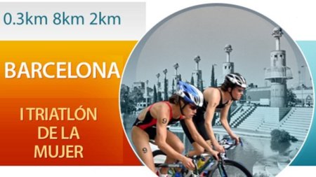 I Triatlón de la mujer en Barcelona