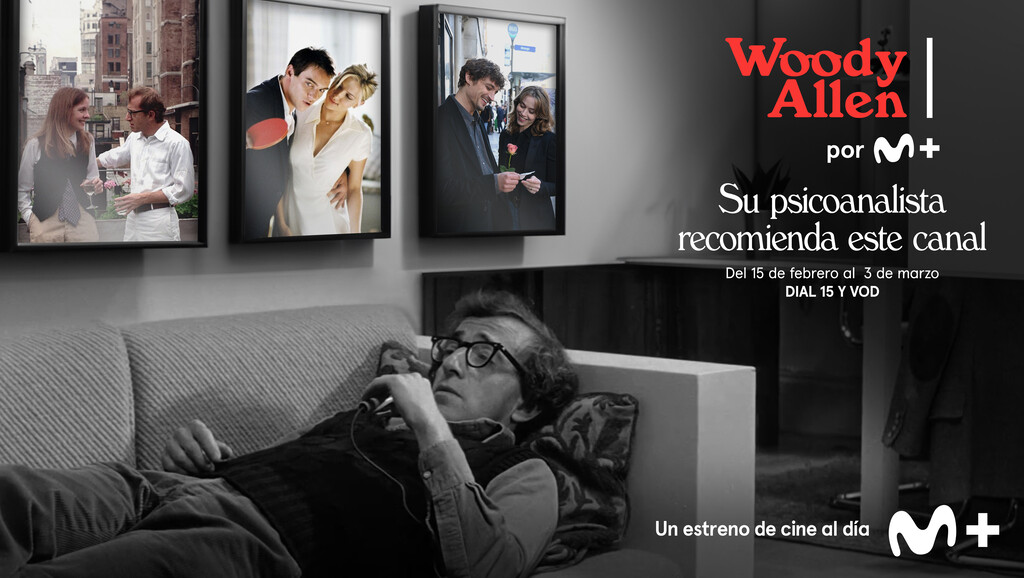 Llega un nuevo canal de cine a Movistar Plus+ esta semana: esto es lo que ofrecerá 'Woody Allen por M+' 