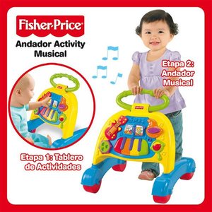Los 10 juguetes más queridos: andador activity musical, sus primeros pasos