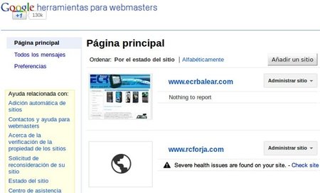 Google nos ayuda a saber si algo no funciona en nuestra web